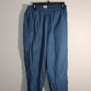 Mens Vintage Nike Pants Medium M Blue Athletic Gym Workout